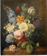 Floral, beautiful classical still life of flowers.040 unknow artist